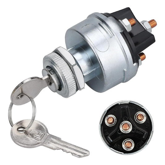 Ignition Key Switch 12v fit for Car, Forklift, Truck, Tractor, Trailer