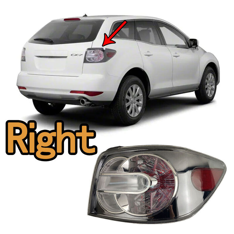 Taillight housing, rear brake light, right rear, applicable to for Mazda CX-7 2008 2009 - 2012
