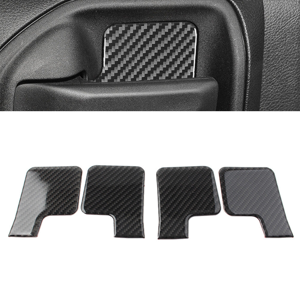 4 Pcs Interior Door Handle Bowl Cover Trim for Jeep for Wrangler JK 2011-2017