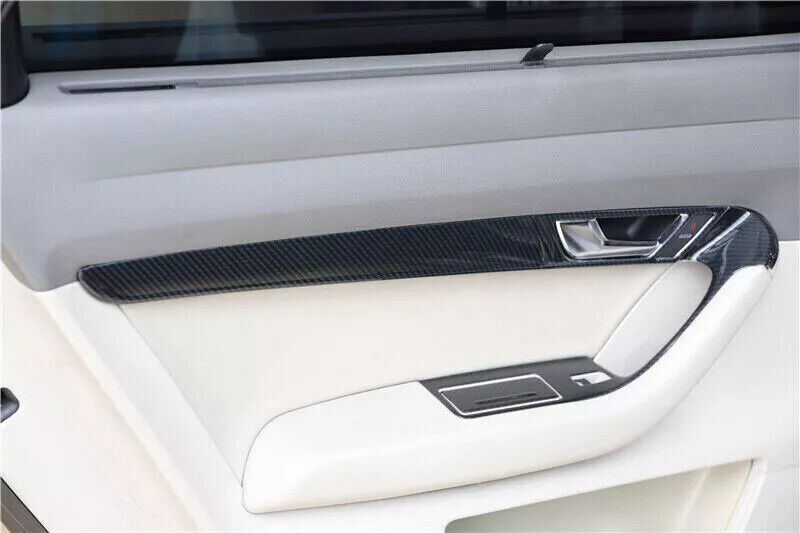 Fit for Audi A6 2008-2011 ABS Carbon Fiber Interior Decoration Frame Cover Trim