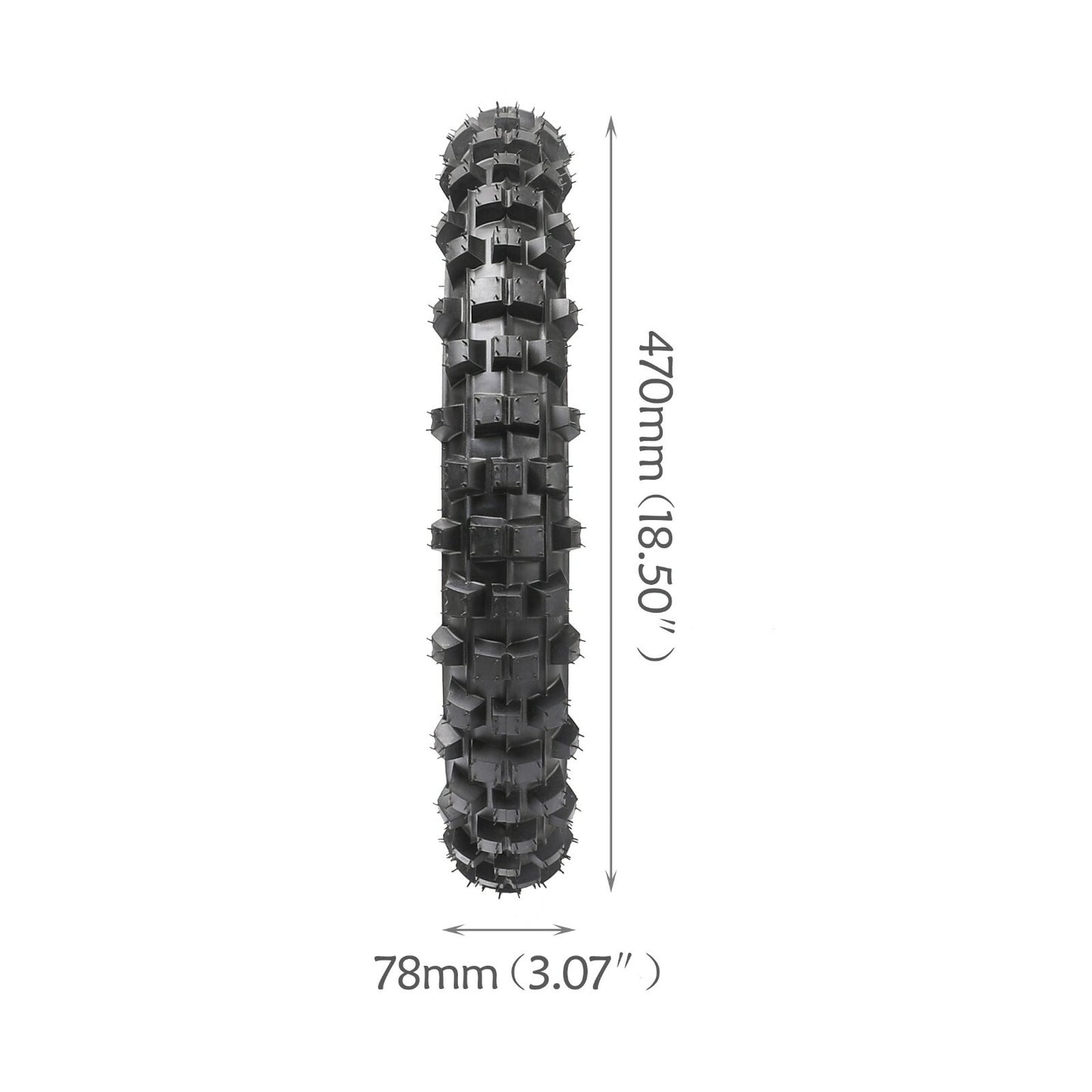 3.00-12 80/100-12 inch rear tire and ducted off-road pit bike PW80 TTR90 XR70