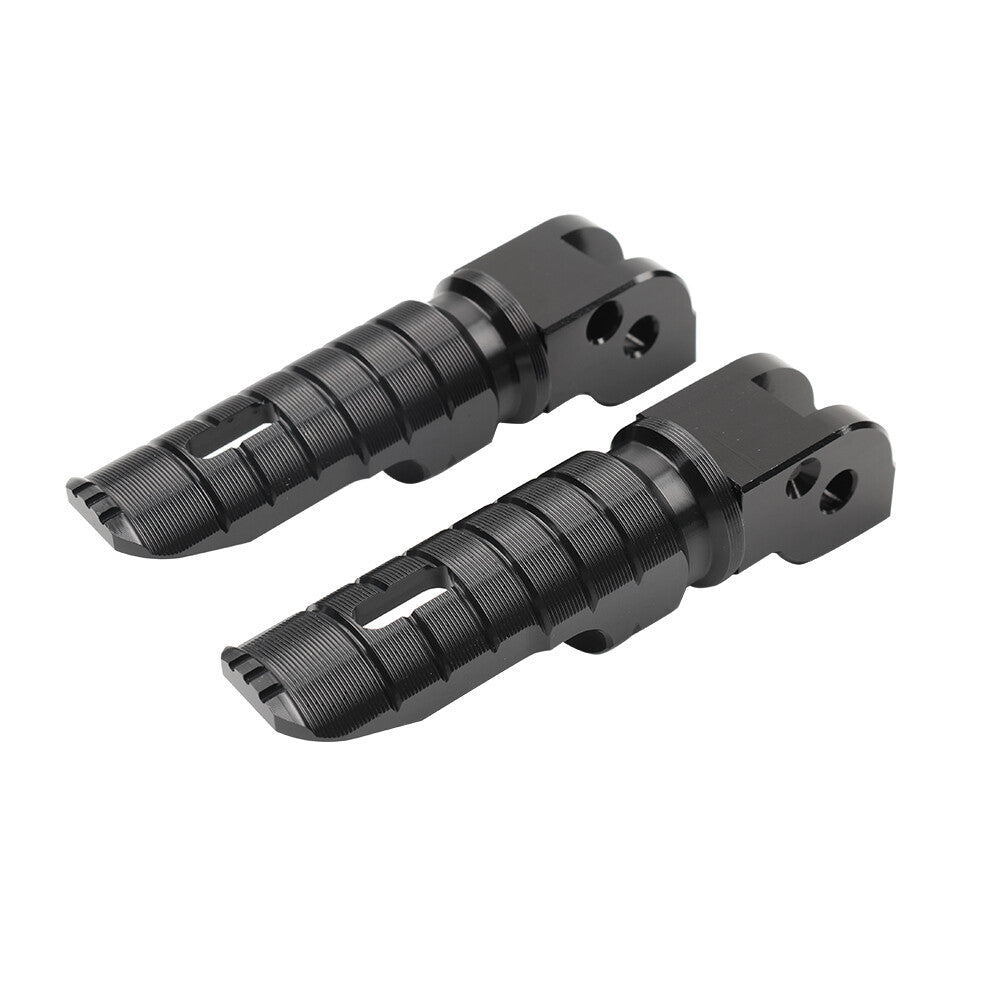 Black Passenger Rear Footrests Foot Peg for Ducati 696 08-14 796 11-14 M1100