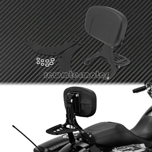 Multi-Purpose Black Driver  Passenger Backrest Fit For Sport Glide 2018-2022