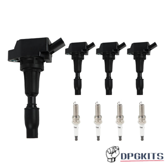 4Pcs Ignition Coils + Iridium Spark Plugs for Hyundai Sonata for Kia Optima 2.0 2.4