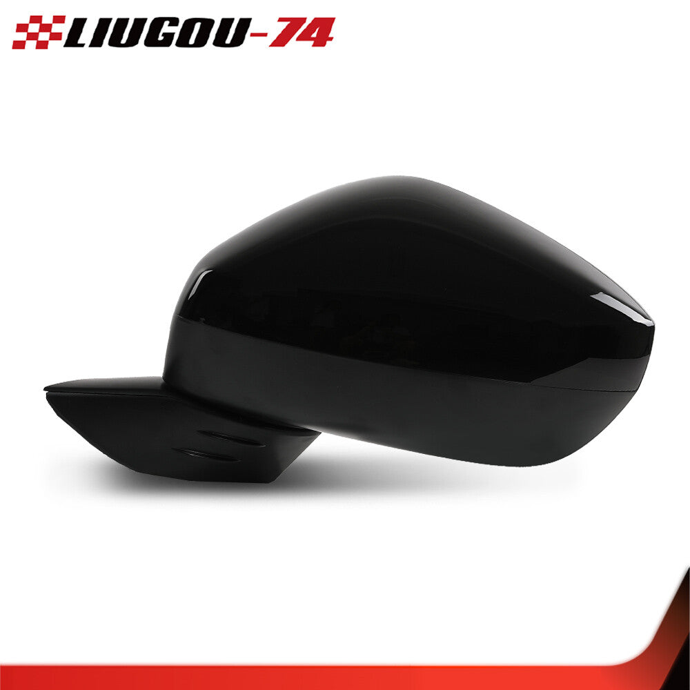 Suitable for 2022 and 2023 for Honda Civics, 3-pin power adjustment, black mirror finish, left driver's side.