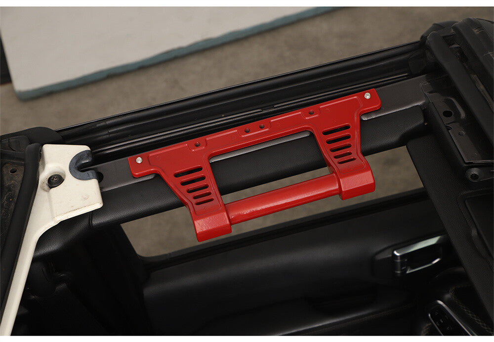 Alloy Red Car Roof Hard Top Grab Handle for Jeep for Wrangler JL Gladiator JT 2018+