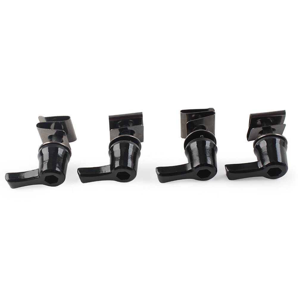 Fit for Harley Touring Road Glide 93+ Saddlebag Lock Mounting Screw Kit Gloss Black
