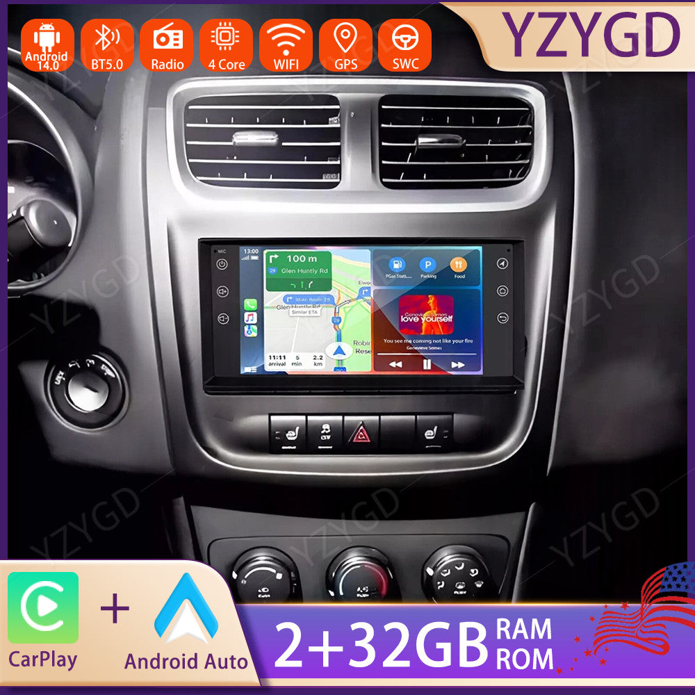 Android 14 7Carplay for Dodge Avenger 2011-2014 Car Radio Stereo GPS Navi BT