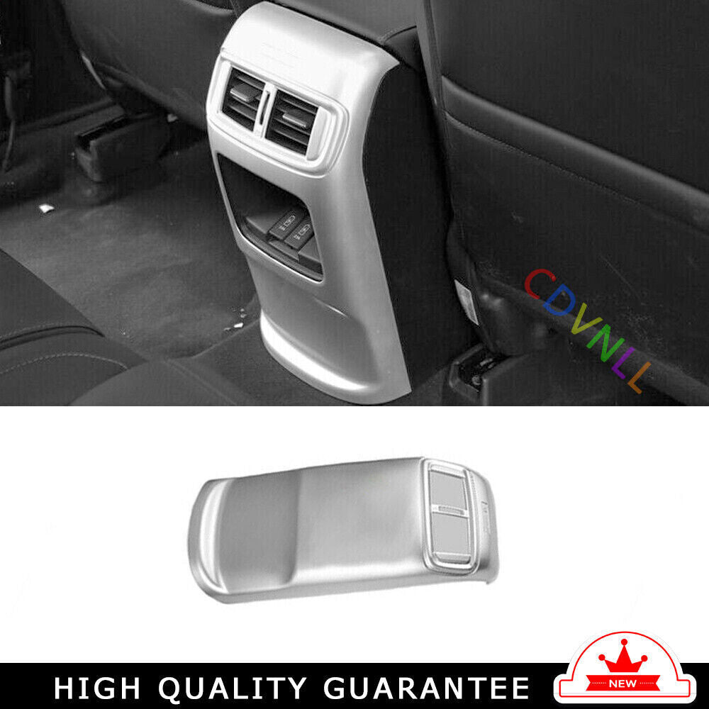 Rear Air Outlet Anti-Kick Panel Trim for Honda CR-V CRV 2017-2022 Matte Silver