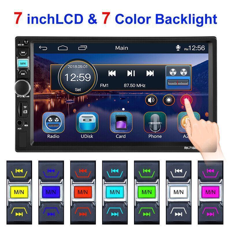 Car 7 Play HD FM DAB+ Radio Stereo MP5 Player BT Android/ Iphone Mirror Link