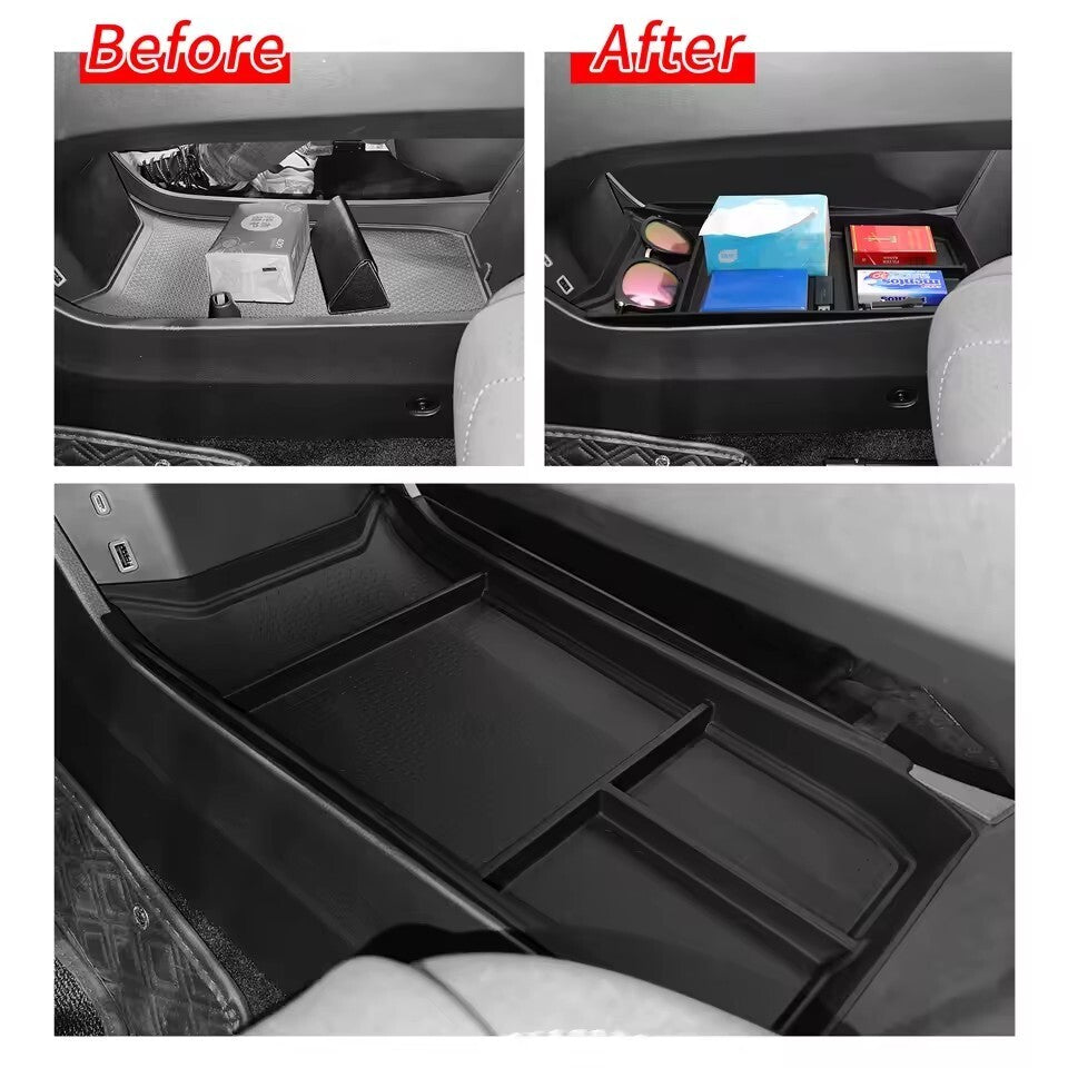 for Chery Tiggo 8 Pro 2024 2025 Center Console Lower Storage Box Car Tray