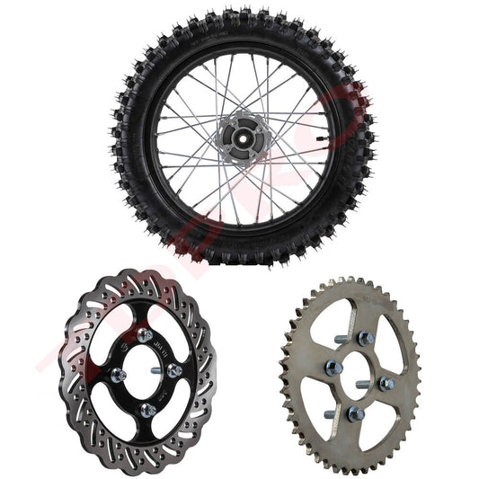 16-inch rear wheel, 90/100-16 tire, rim assembly, Fo Pit Dirt bicycle, CRF150, XR100, TTR125