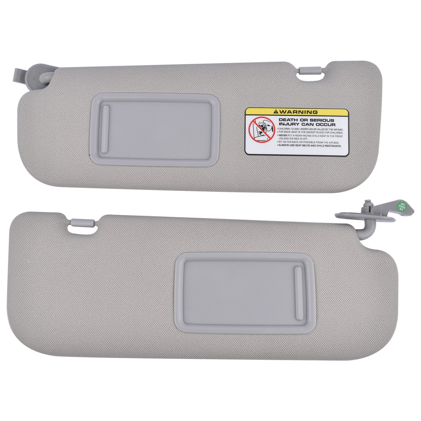 1 Pair Sun Visor Left Right for Hyundai for Elantra 15 GL 852103X000TX 852203X000TX