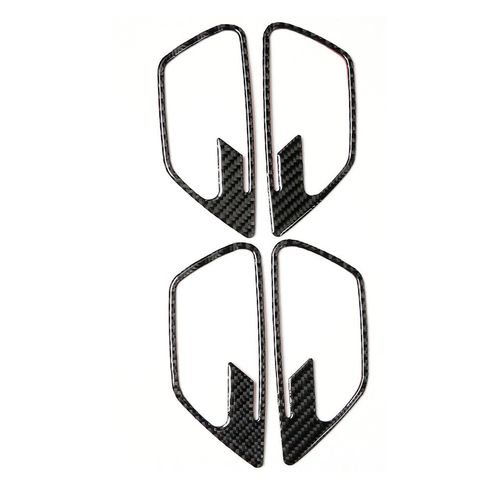 4Pcs Carbon Fiber Door Handle Panel Cover Trim for Dodge Journey 2009-2010 SXT