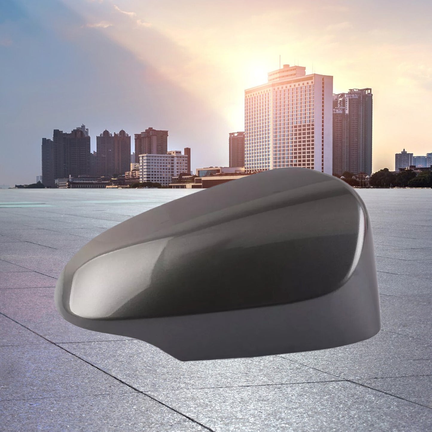Gray Right Passenger Side Rearview Mirror Cap Cover for Toyota for Corolla 2014-20PQ