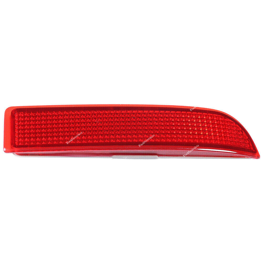 Red Fits 2009-12 for Toyota RAV4 Rear Bumper Reflector Replacement Lamp Left Side