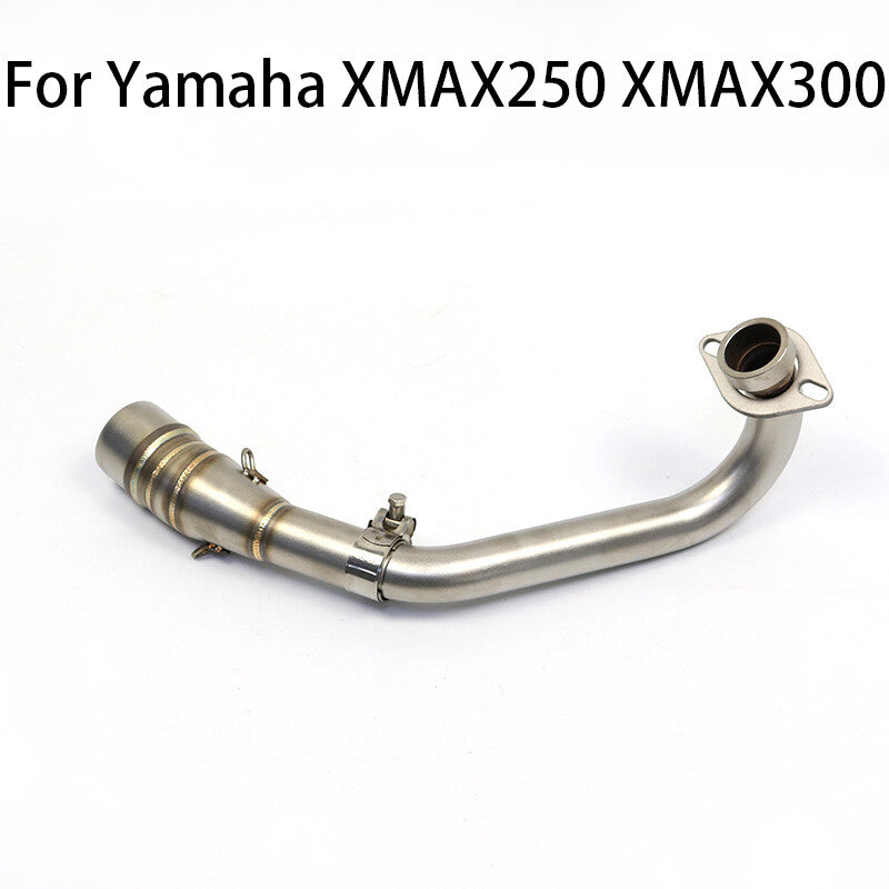 Motorcycle Slip On Exhaust Muffler Tip Link Connect Pipe for Yamaha XMAX250 300