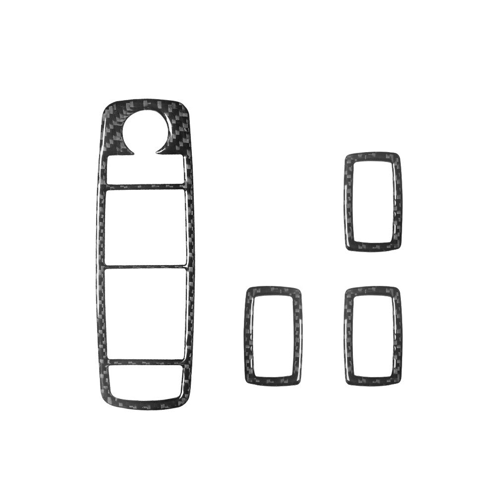 4X Carbon Fiber Door Window Regulator Trim for Mercedes R-Class 2009-2012