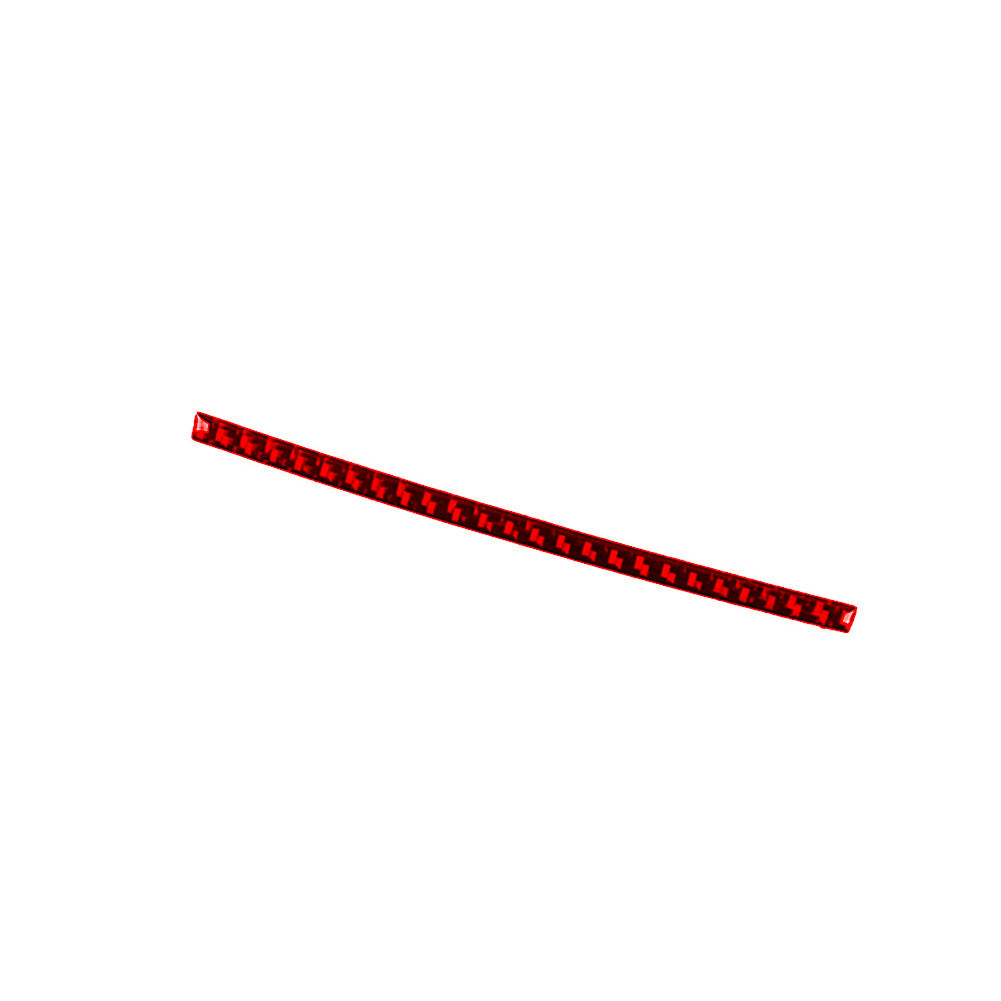 Red Carbon Fiber Interior Below Radio Control Cover Trim for Acura TSX 2009-2014