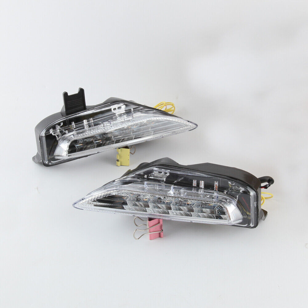 2PCS Sequential Front Turn Signal Lamp DRL Fog Lights for Infiniti Q50 2014-2020