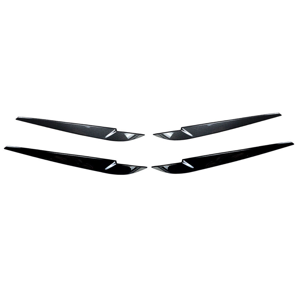 Front Headlight Eyebrow Lamp Brow Cover Trim Fit for BMW X5 F15 X6 F16 2014-2018 Car