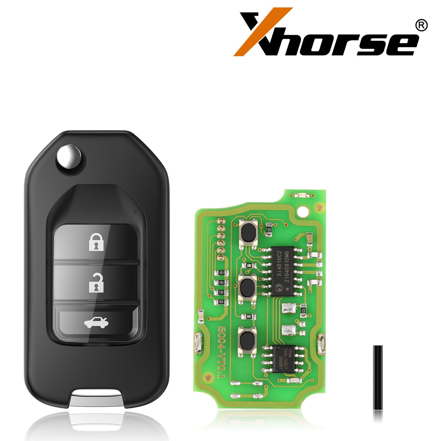 5Pcs XKHO00EN Wire Remote Key for Honda Flip 3 Buttons For VVDI key tool