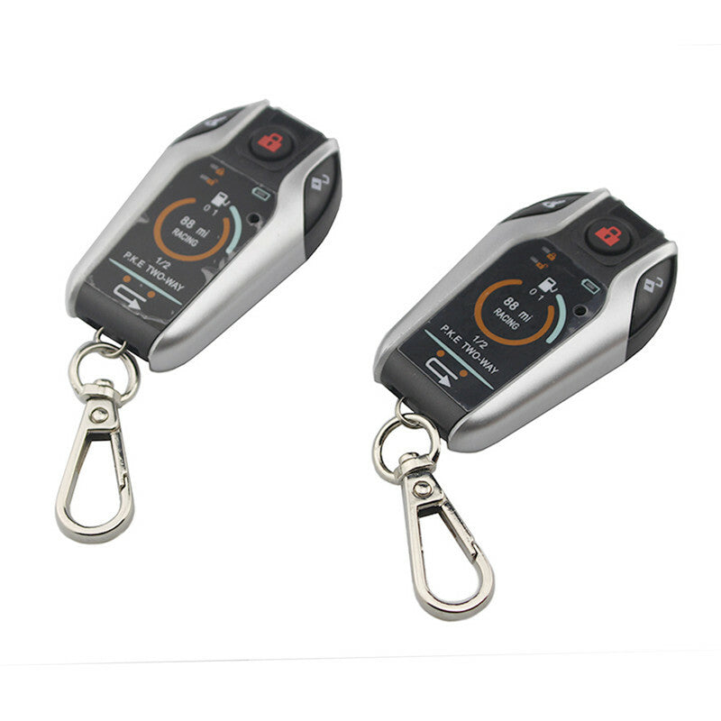 Motorcycle Engine Start A Key Flameout Function Sensing Anti-Theft Two-Way Alarm