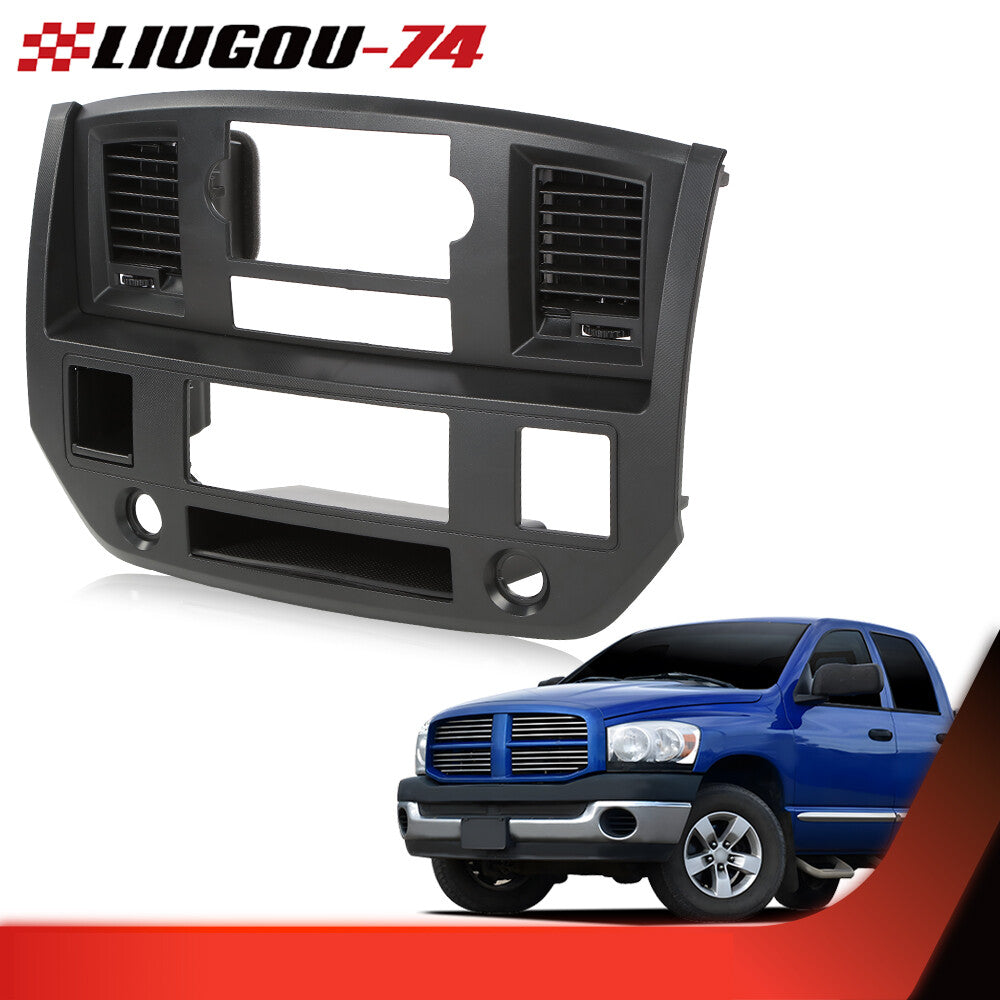 Fits 06-08 for Dodge for Ram Center Dash Trim Dashboard Radio Vent Baffle USA