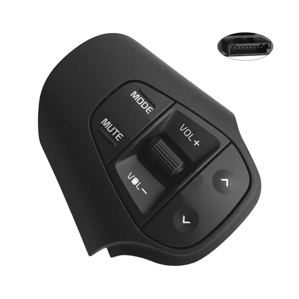 Volume Control Button Car Steering Wheel Button for Carens Rondo 2014-2015 Black
