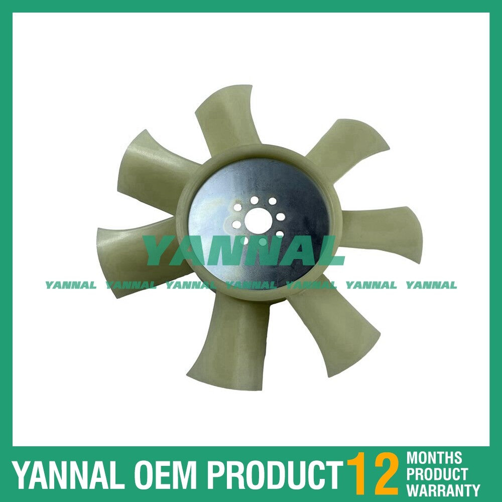 3AB1 fan blades with 8 holes and 7 blades are suitable for Isuzu diesel engine parts.