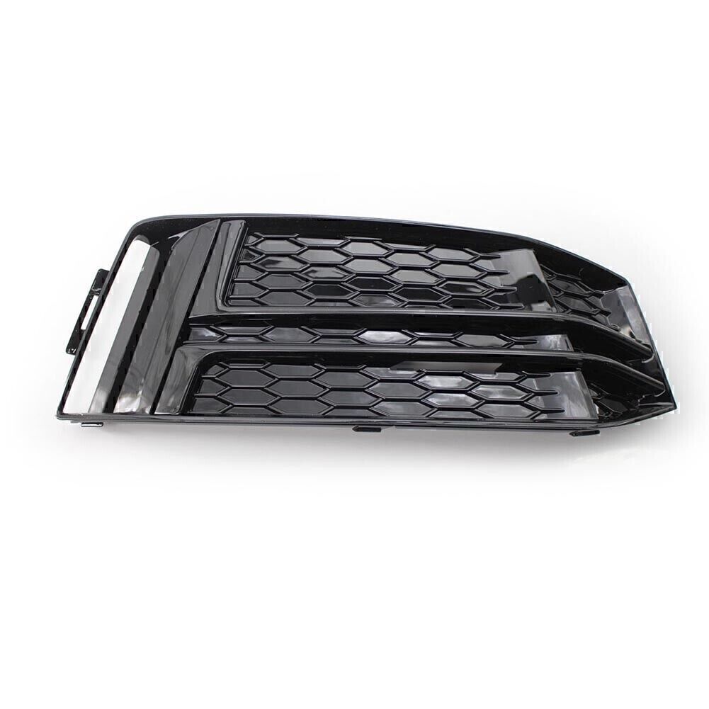 The lower grille grille on the right front bumper is suitable for Audi S4 A4 S Series B9 2017/18 Black.