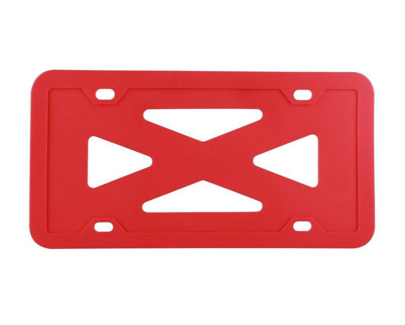 Car license plate frame cover cap, trunk red silicone, suitable for new  for ford  models