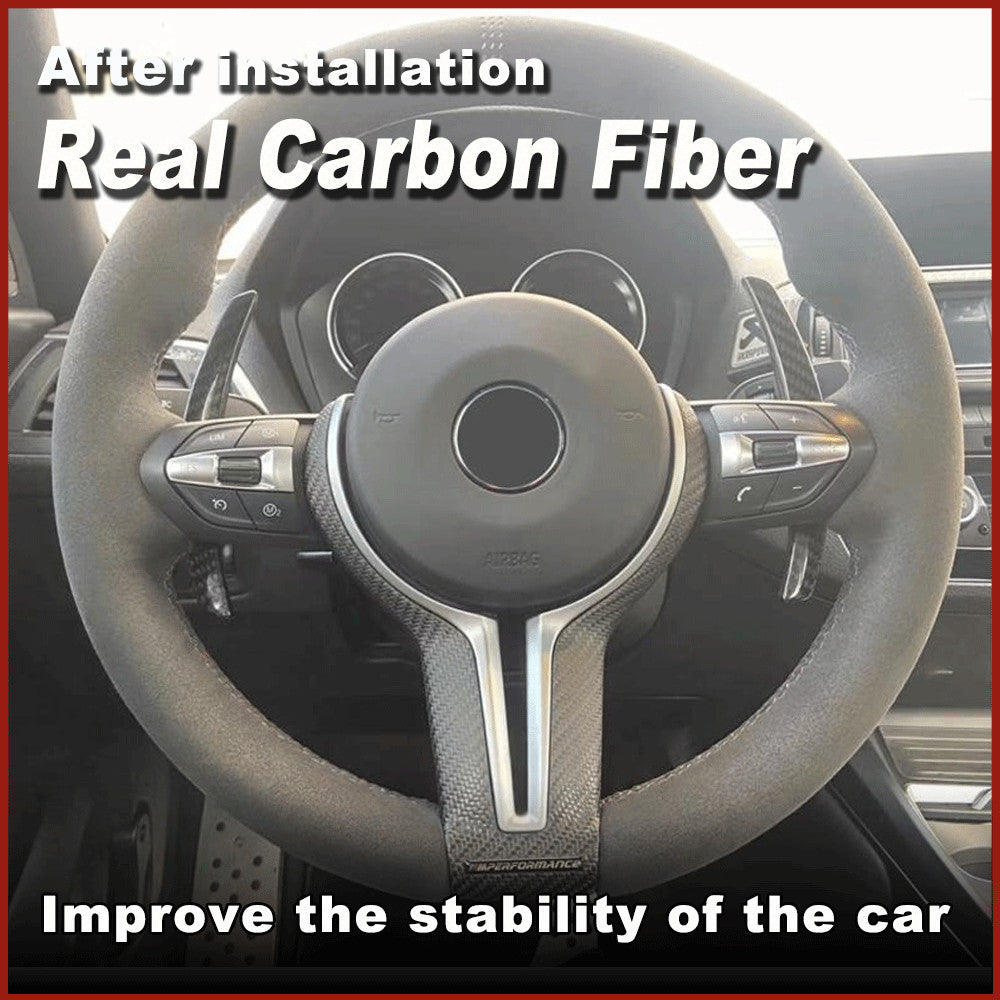 for BMW F80 F82 F83 F10 F12 F15 F30 M3M4 REAL Carbon Steering Wheel Shift Paddle