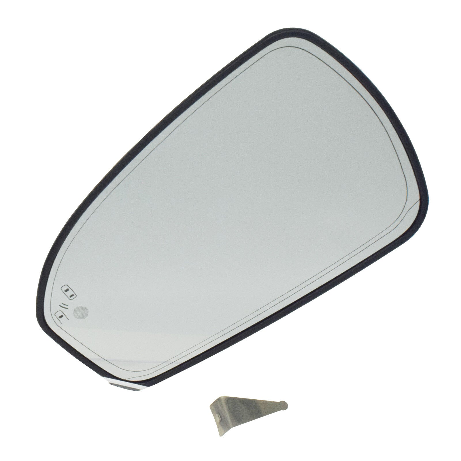 Left Side Heated Mirror Glass W/Blind Spot Detection For 2013-2020 for Ford Fusion