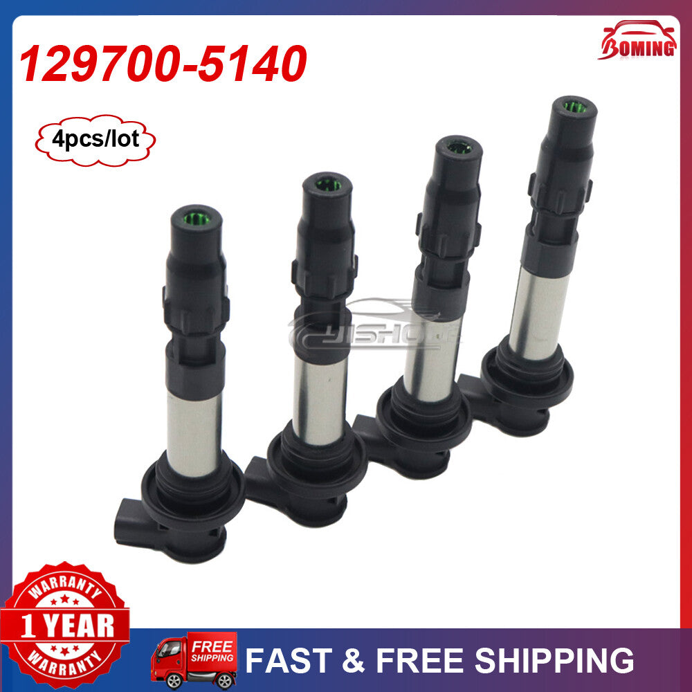 4PCS New Ignition Coil 129700-5140 for Suzuki GSX-R600 L1 L2 L3 L4 L5 L6 2008-10