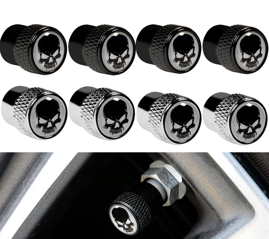 4-piece car tire valve cover rod air dust cover dustproof black rocket for Subaru for Saab