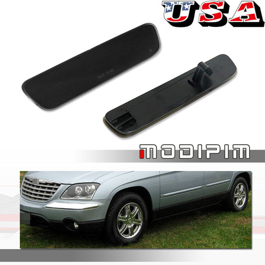 LH RH smoked lens front marking reflector for 04-08 for Chrysler for Pacifica Van