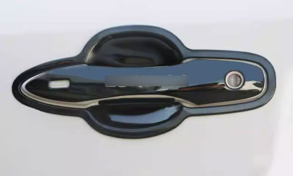 for Toyota for Corolla 2019-2023 Black Steel Exterior Side Door Bowl Frame Trim 8pcs
