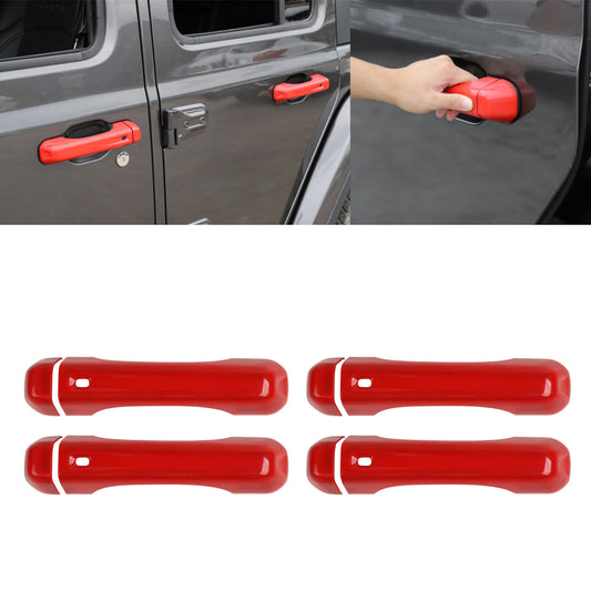 for 2018 -2021 2022 for Jeep for Wrangler JL Gladiator JT Door Handle Cover Trim 4Door