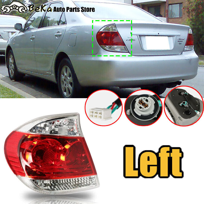 Left For 2005-2006 for Toyota for Camry Tail Light Brake Lamp Assembly