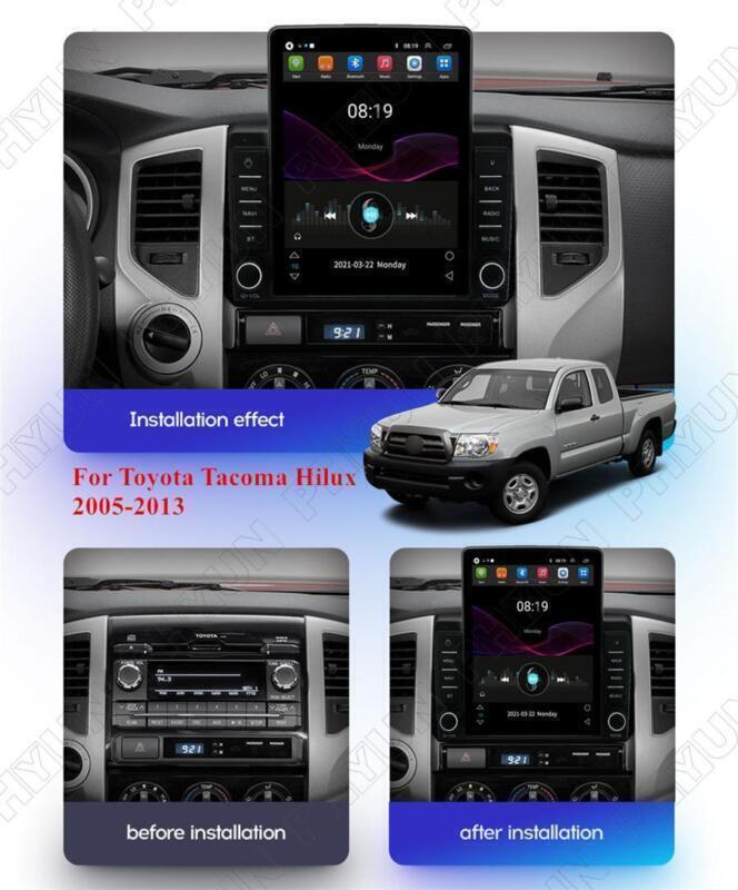 Radio Stereo Navi Fit For 05-13 for Toyota Tacoma Built-in Carplay 9.5 Android 11