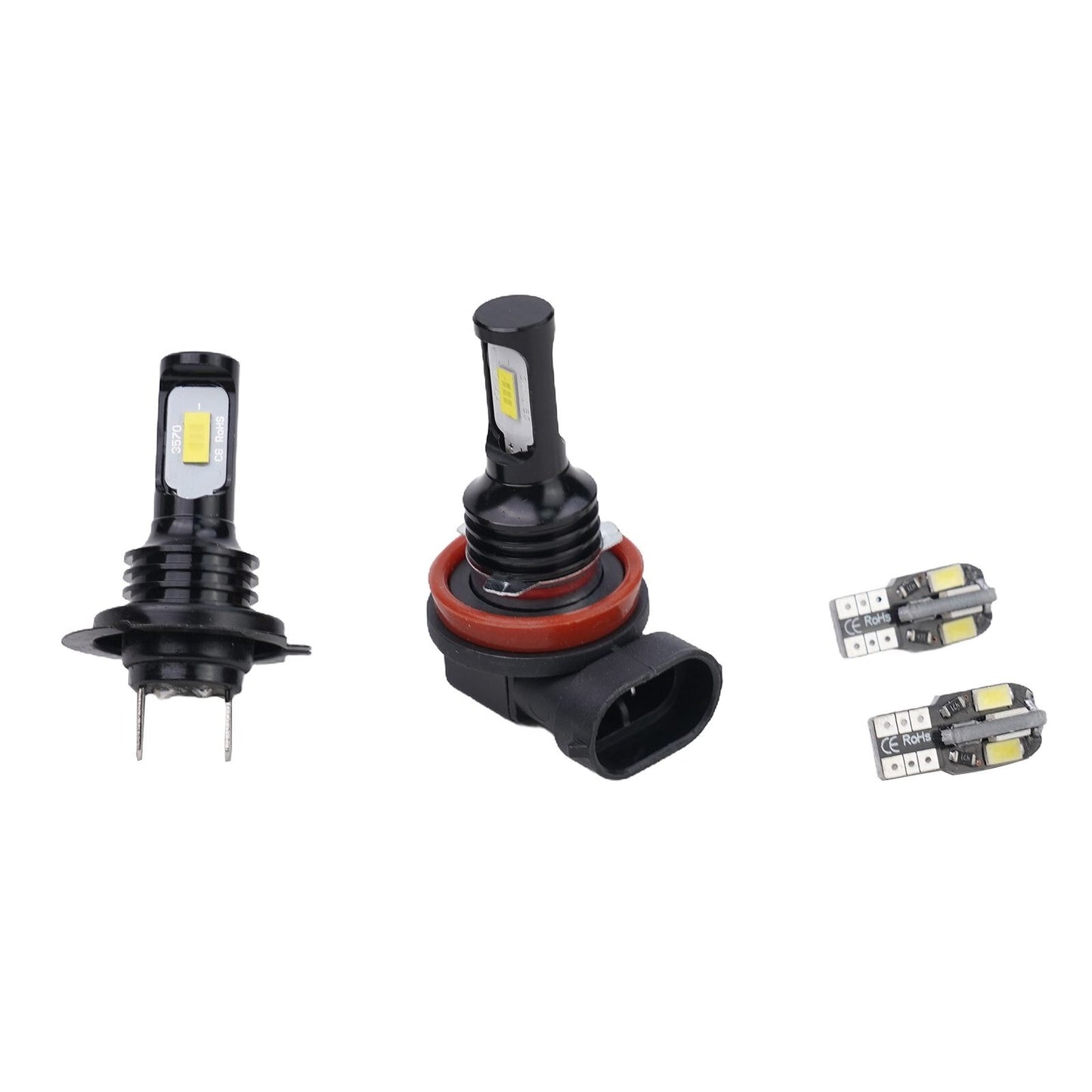 4pcs LED Headlight Parking Light Bulbs White Fit for Suzuki GSXR 600 750 2011-20