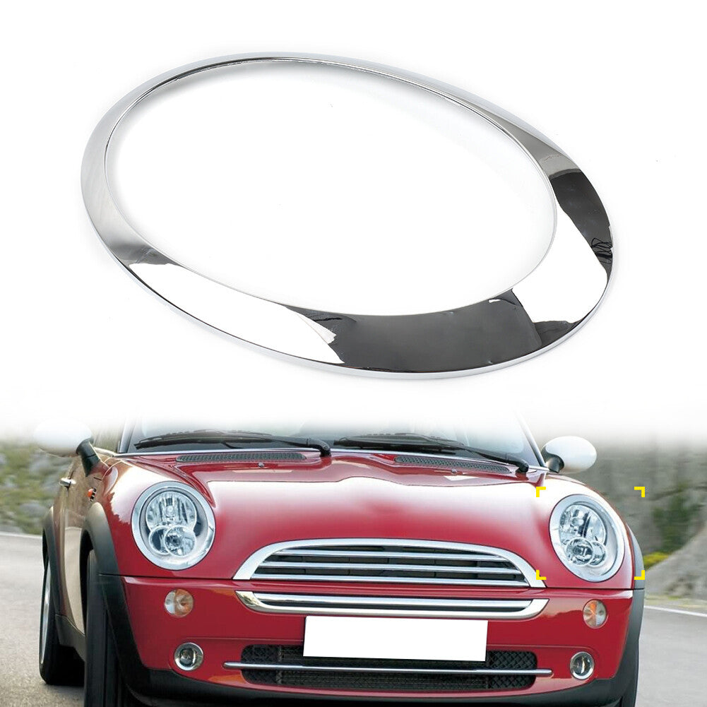 Headlight Ring Trim Bezel Cover for BMW for Mini Cooper R50 R52 R53 2001-2006 02