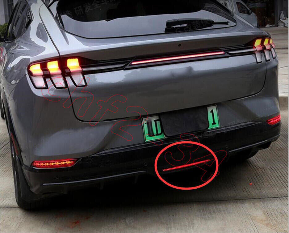 for Ford for Mustang Mach-E 21-2023 LED Rear Bumper Lamp Led Brake Light Signal Kit