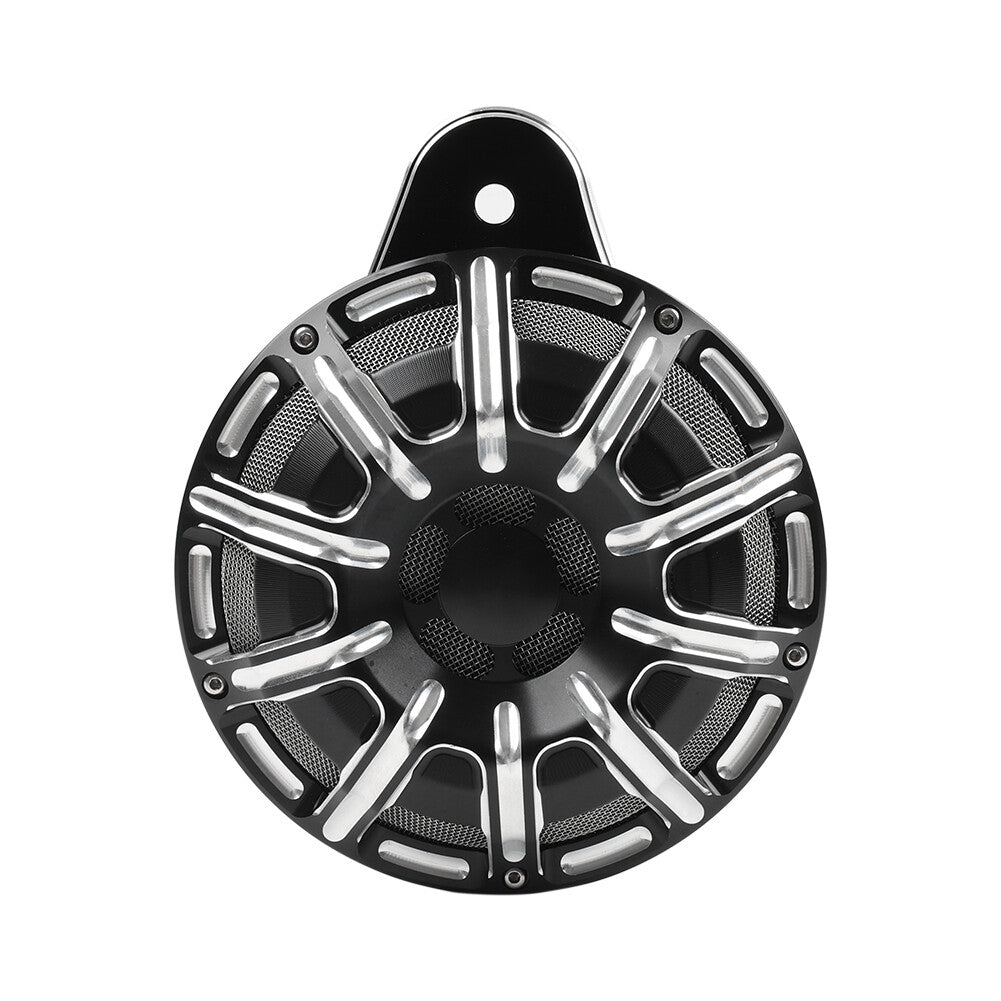 Horn Speaker Cover ChromeBlack for Harley Electra Street Glide Big Twin Softail