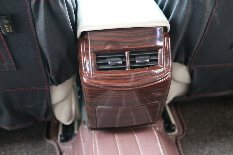 Rear Air Outlet Vent Frame Trim Inner for Cadillac XTS 2013-2017 Red Wood Grain