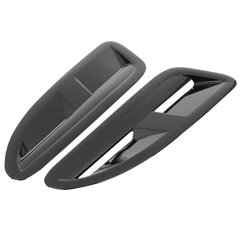 Car Plastic Bonnet Vents Glossy Black for Jaguar XKR/XK8 Front Hood Scoop Vents
