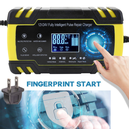 Car Automatic TouchScreen Pulse Repair LCD Battery Charger For Lead Acid Battery