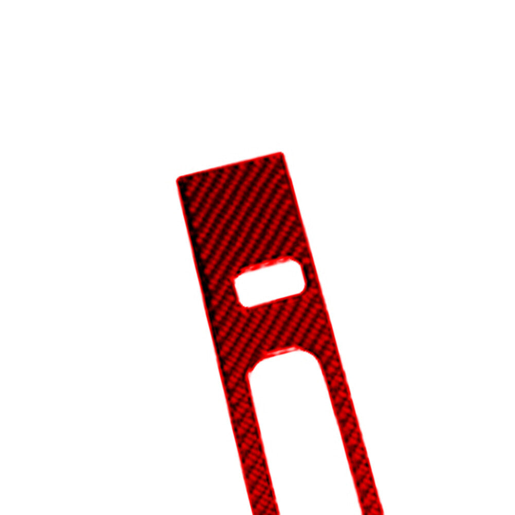 Red Carbon Fiber Driver Side Door Control Cover For Colorado 04-12/ for Canyon 05-12