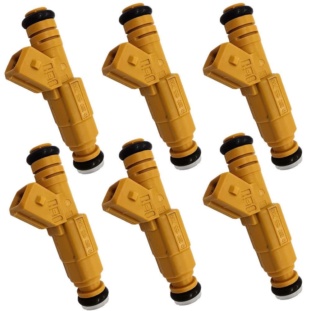 6X Fuel Injectors for Ford E-350 F-250 Explorer for Mercury 0280155700 F4SE9F593A1B